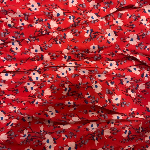 Floral Red Dress - Picture 3 of 4